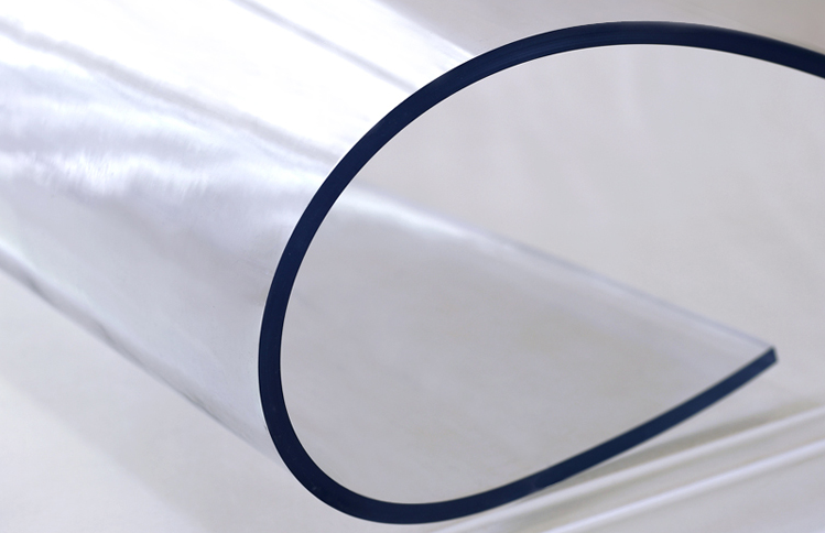 Rollos de cubierta de mesa de PVC súper transparente de 120 cm de ancho