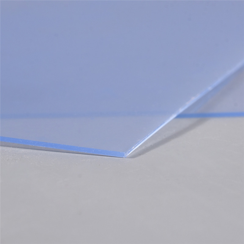 Lámina rígida de PVC transparente para plantilla de prendas