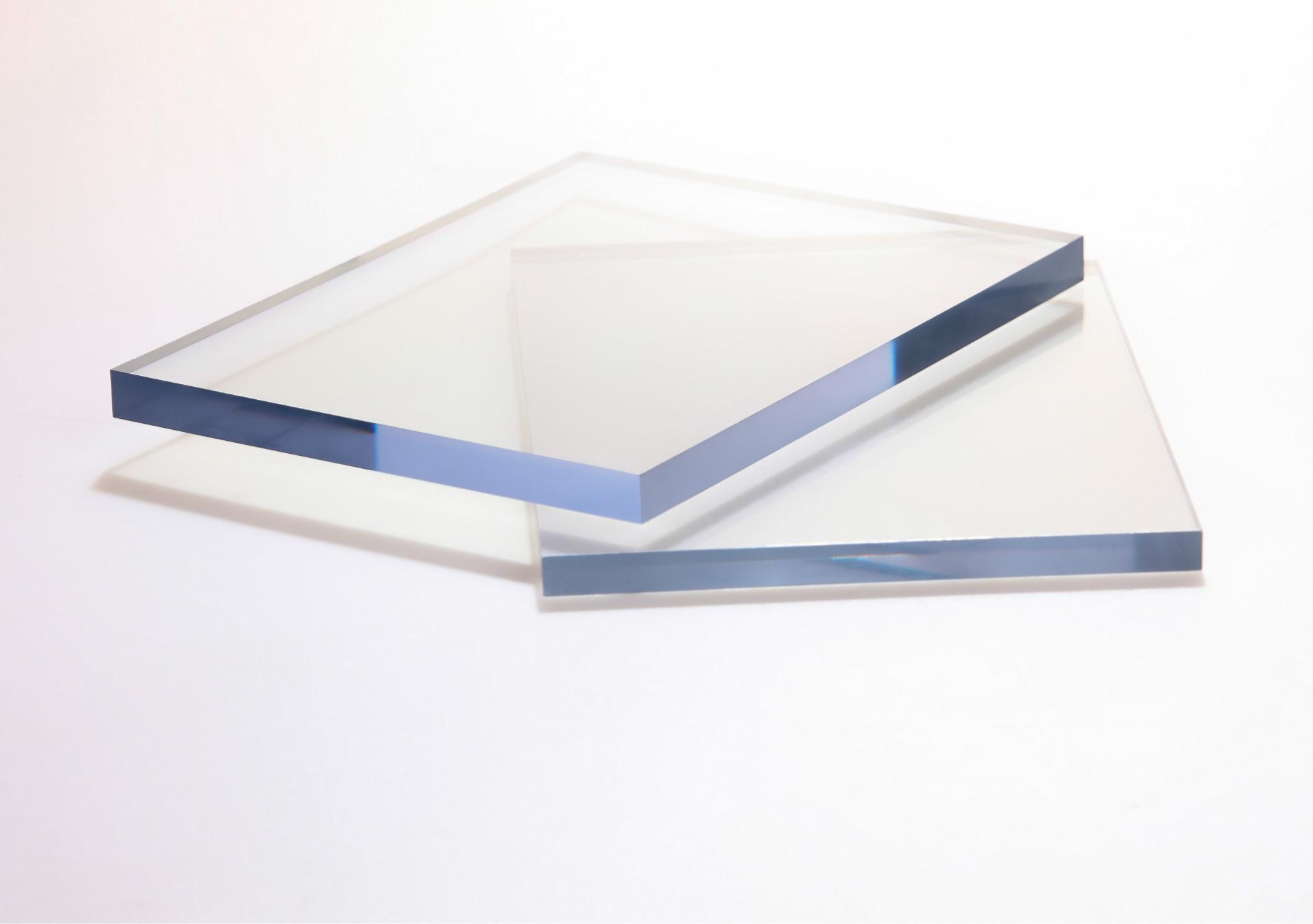 Panel de lámina de policarbonato estabilizado UV de superficie pulida cristalina irrompible 
