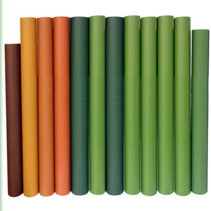 Rollo de lámina de película de césped artificial de PVC verde