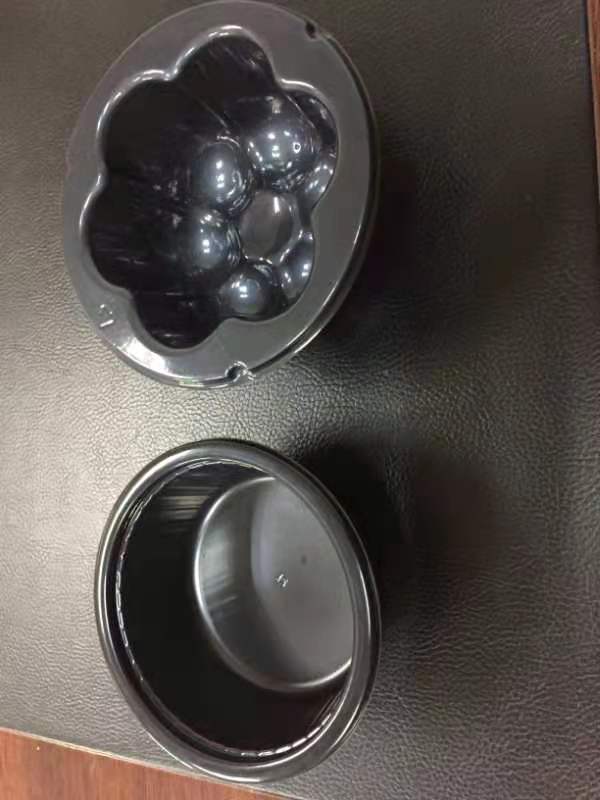 Envases CPET negros para envasado de comidas preparadas