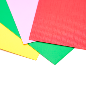 Hoja de plástico de PVC colorido para cubierta de encuadernación de papelería