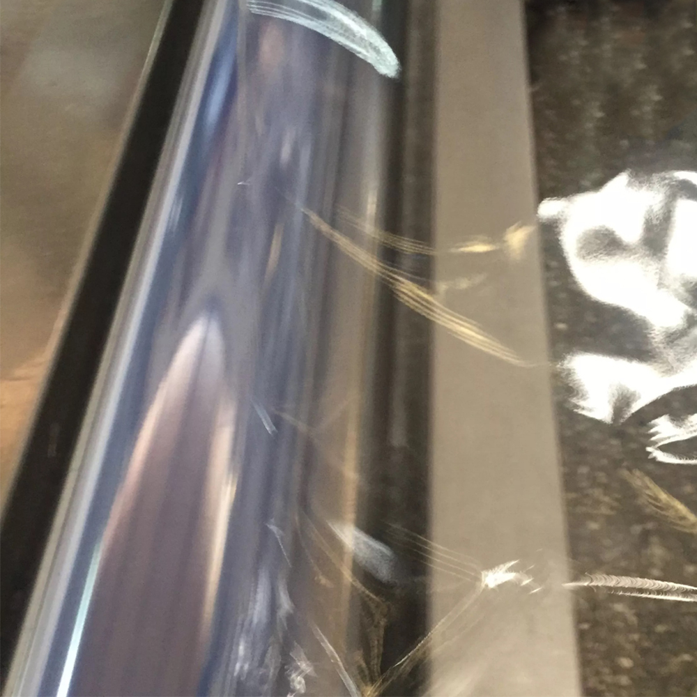 Película blanda de PVC de embalaje de colchón transparente alta