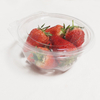 HSQY 6,81*6,81 pulgadas de caja de fruta PET, bandeja de plástico transparente redonda disponible para mascotas