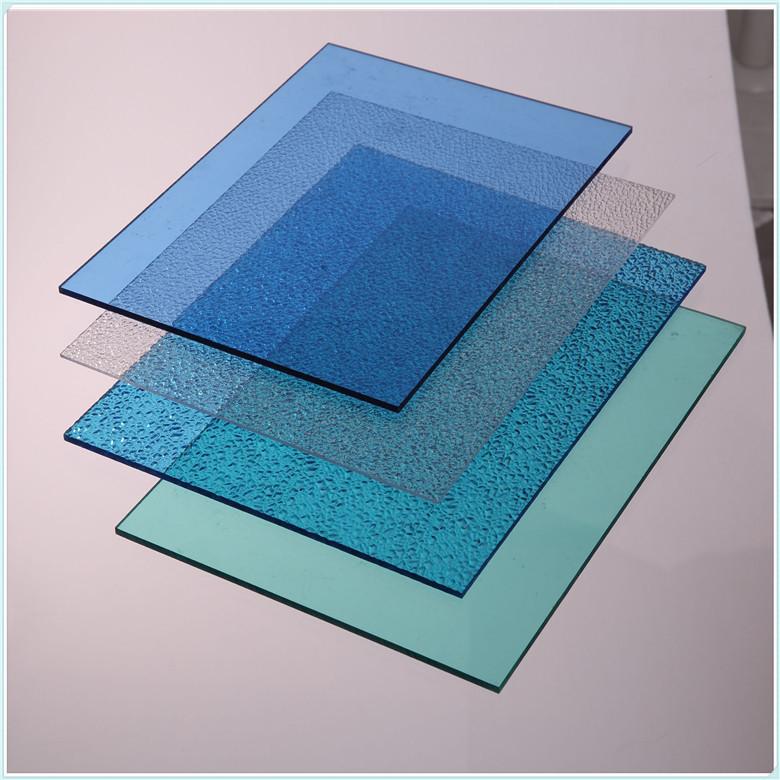 Hoja de policarbonato transparente de plástico de 8 mm Paneles de solárium usados ​​para la venta
