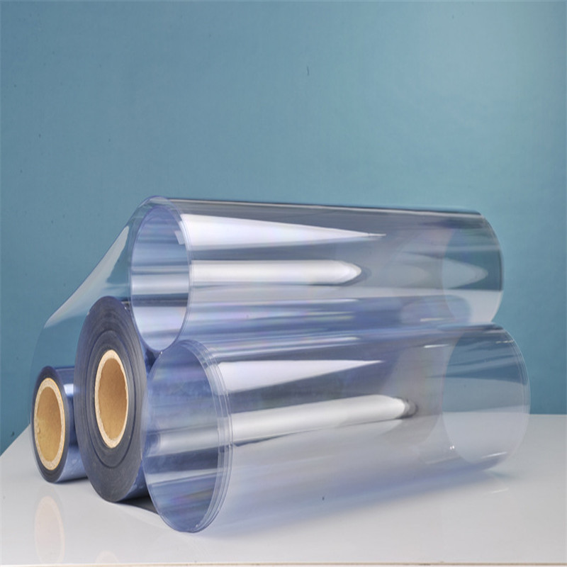 Rollo de lámina de plástico rígido de PVC súper transparente de 1 mm para termoformado.